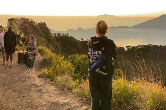 2 Days Mount Batur Sunrise Trekking With Private Ubud Day Tour - Day 1 Early Morning: Summit Views, Then the Batur Hot Springs Reset