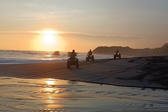 Bali ATV Ride In the beach sunset atv tour - Tegal Mengkeb Village and the black-sand beach: the main event