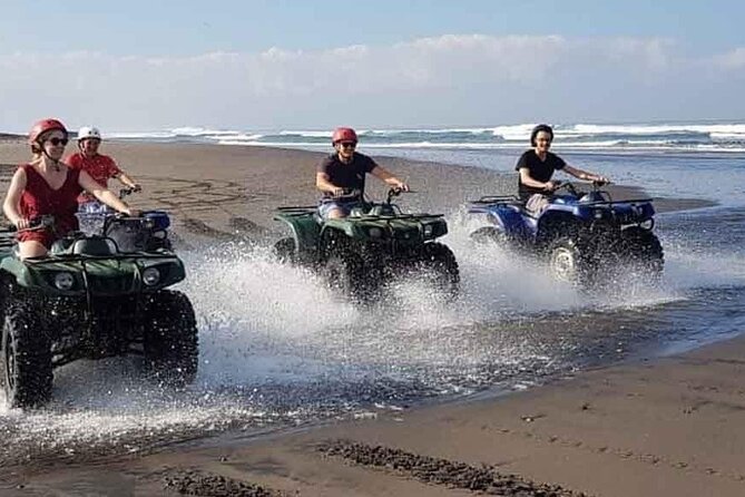 Bali ATV Ride In the beach sunset atv tour - Riding fast is the point, so you want good gear and good ATVs
