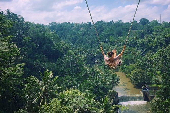 Bali Jungle Swing and White Water Rafting All Inclusive - Swing Heaven in Ubud: multiple swings, jungle views, and photo-time control
