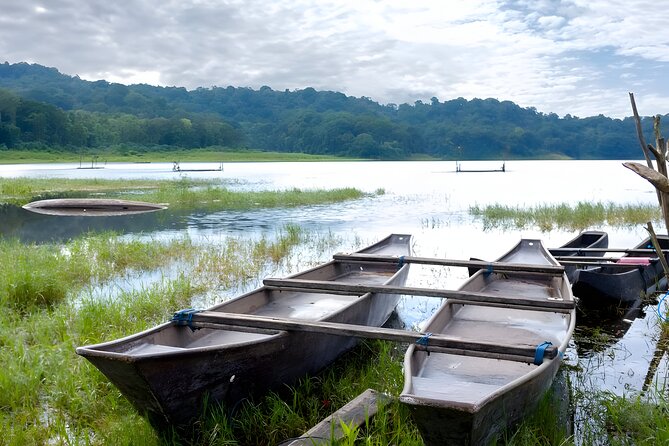Bali Jungle Trekking in Beautiful Rainforest - The dugout canoe segment: a different way to see the water
