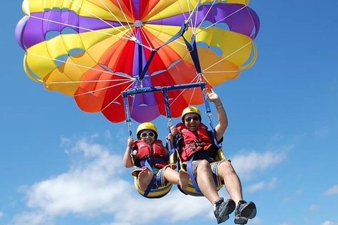 Bali Water-Sports Adventure & Water Blow Visit (Private & All - Inclusive) - Parasailing at 11:20 AM: the views are the main event