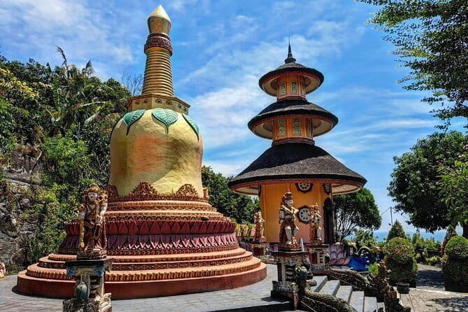 North Bali highlights: Buddhist temple, Waterfall & hot spring - Stop 1: Brahmavihara Arama, Bali’s largest Buddhist monastery