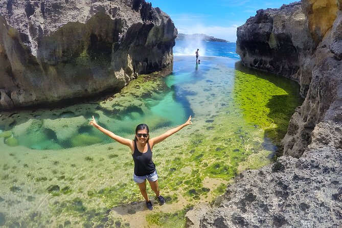 Nusa Penida Island Beach Tour With Snorkeling - Departure From Bali Island - Kelingking Beach: viewpoint first, then low-tide options