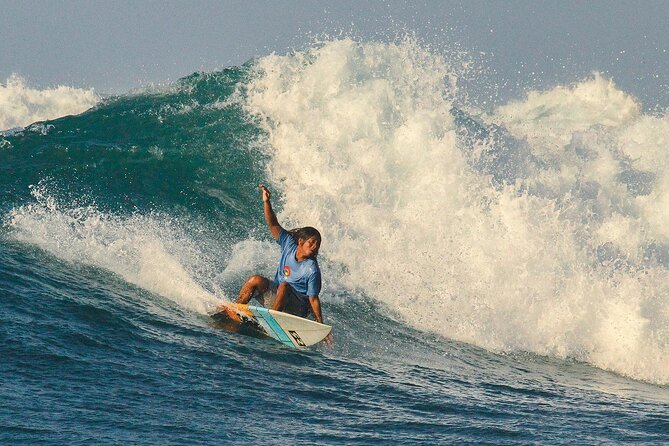 The funniest private 2 hour surf lesson, Canggu - Price and value: $33.62 for 2 hours with a long-time pro