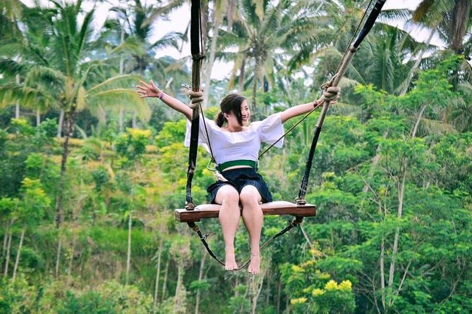 Ubud Full Day Tour Waterfall Monkey Forest Rice Terrace - Tegenungan Waterfall: a quick jungle reset from the road