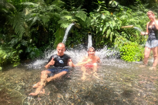 Ubud Tubing Adventure Holy Spring Temple Private Guided Tour - The guides behind the day: Dee, Sandy, and Gusti Arimbawa