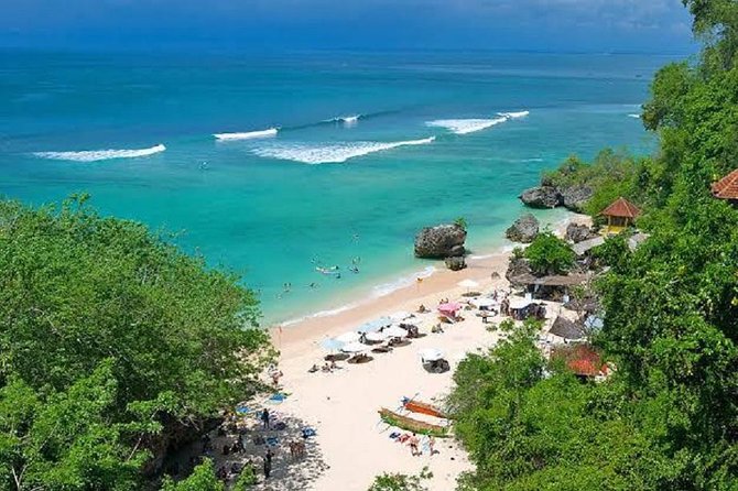 Uluwatu Temple Excursion - FREE WI-FI - Stop 2: Padang Padang Beach, classic Uluwatu coastline energy