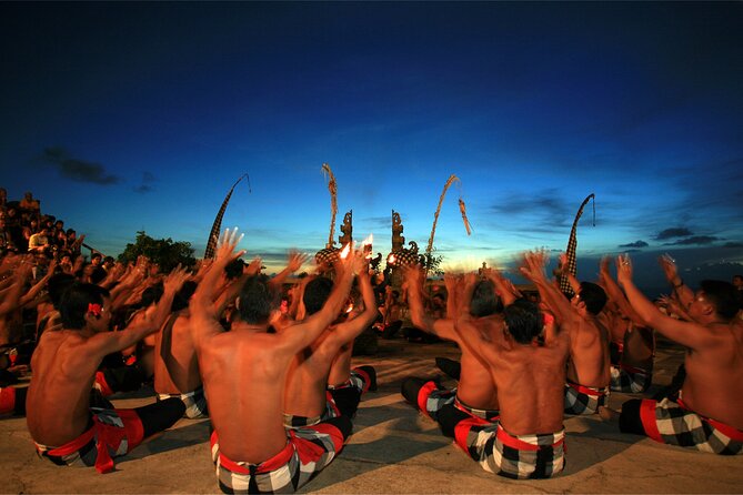Uluwatu Temple Sunset and Kecak Fire Dance - Jimbaran Beach seafood dinner, candlelight plus traffic reality